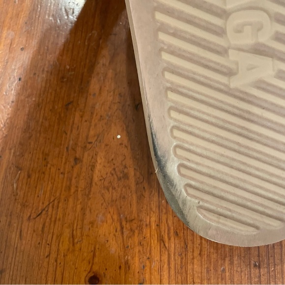 Balenciaga Pool Slides Beige and Black Size 37 with box and dust bag - Picture 6 of 11